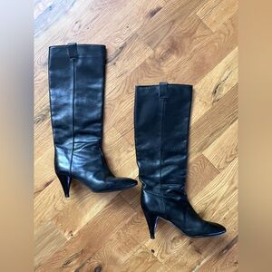 Stunning authentic Loeffler Randall Knee High Black boots 🔥 Size 7.5